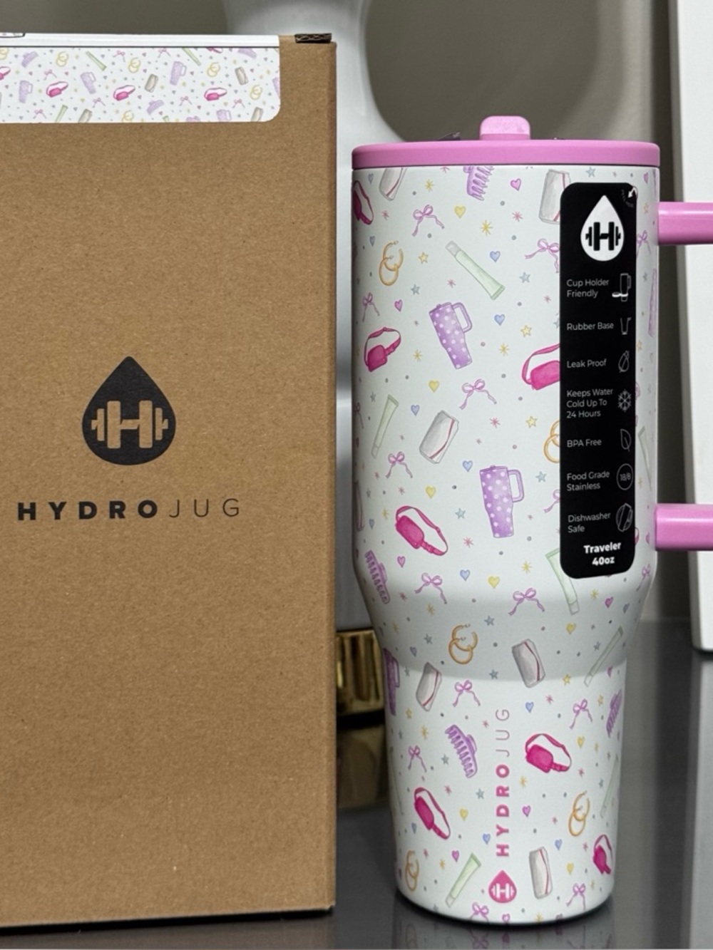 HydroJug 40oz Traveler, UTAH‎ MOM